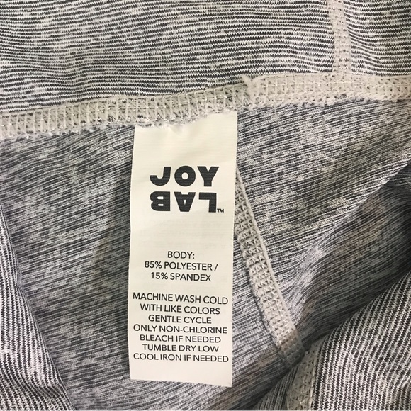 JoyLab Athletic Gray 7/8 High Rise Leggings Womens Sz L - Picture 7 of 7